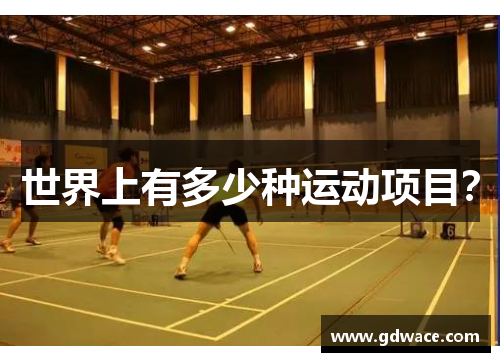 世界上有多少种运动项目？