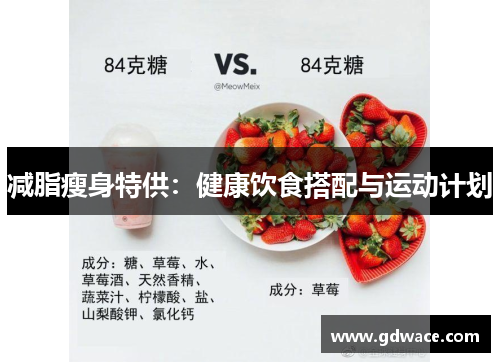 减脂瘦身特供：健康饮食搭配与运动计划