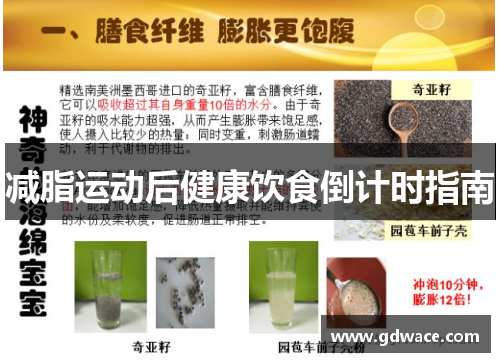 减脂运动后健康饮食倒计时指南